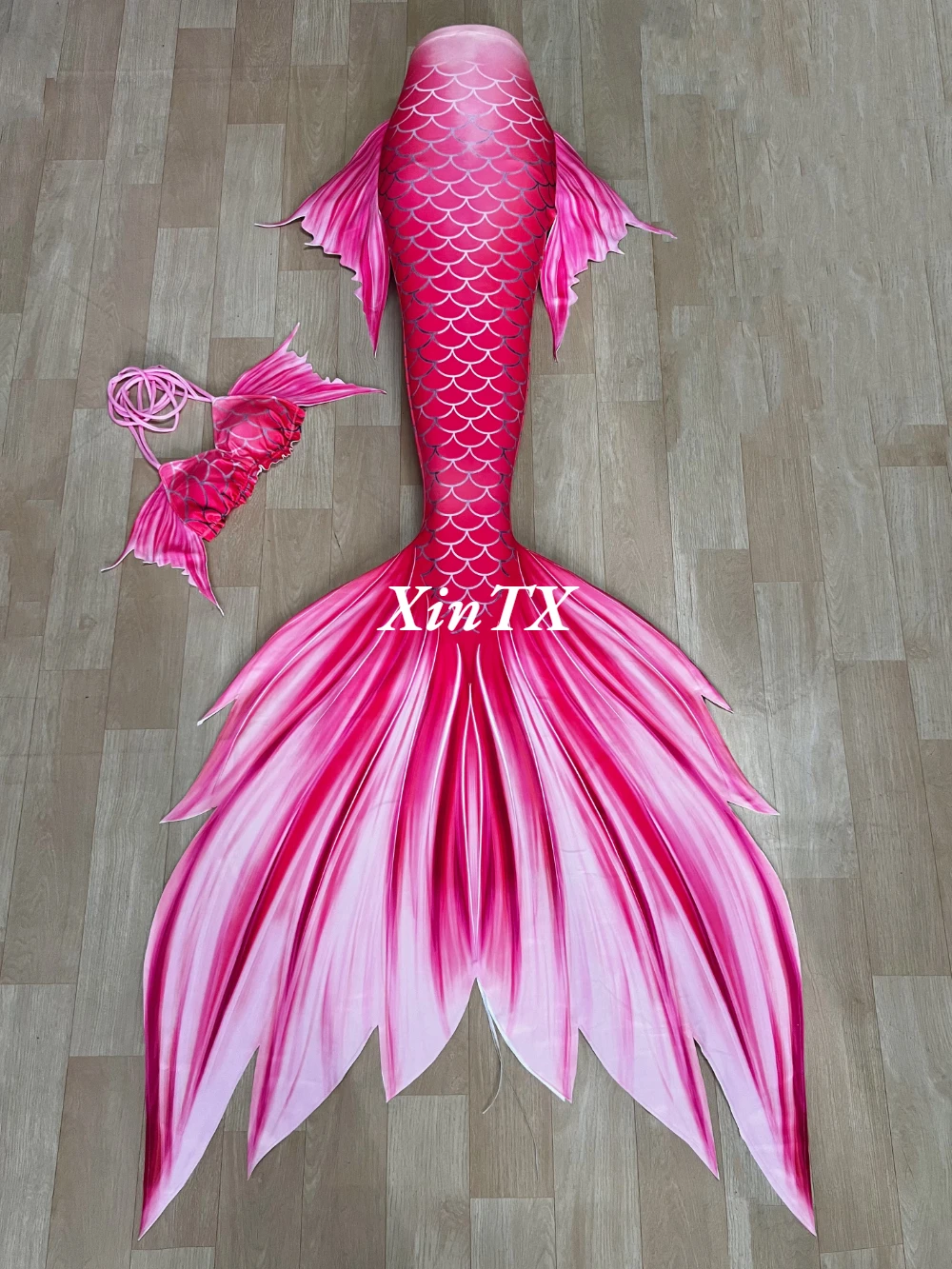 Cola de Sirena para Adultos, Se Puede Equipar con Aletas para Nadar, Acuario, Buceo, Fiestas en la Piscina, Talla Grande, Cola de Sirena Elástica para Cosplay