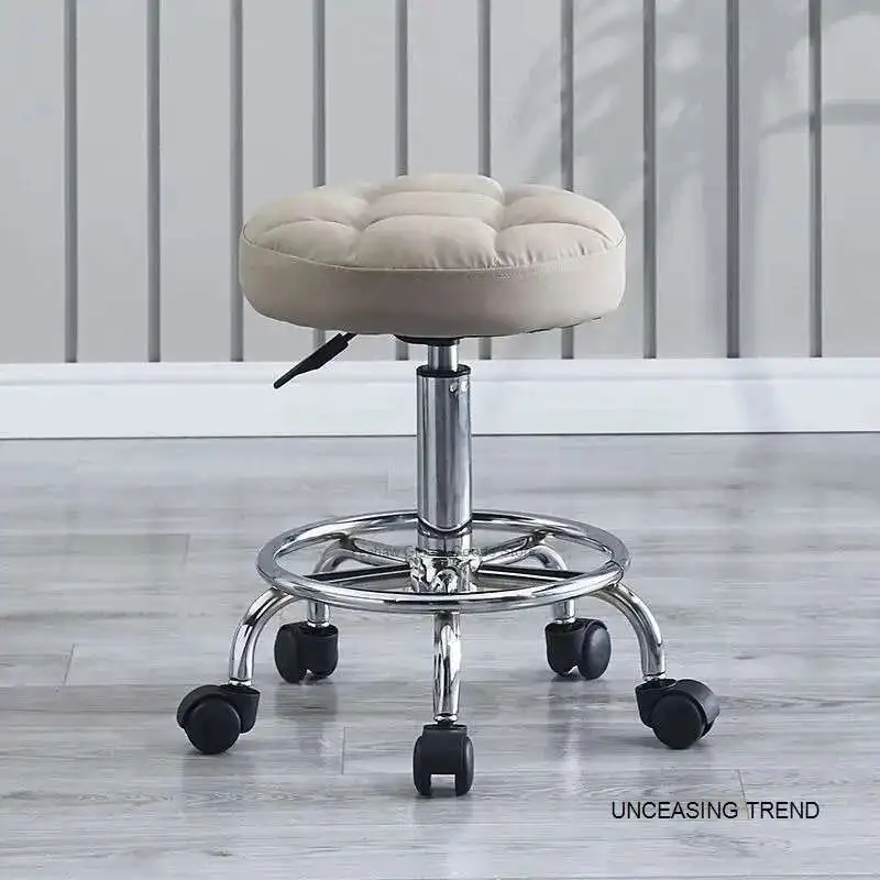 

Master Manicure Makeup Beauty Salon Chair Lounge Professional Barber Chair Pedicure Stool with Wheels Chaise Salon Furniture