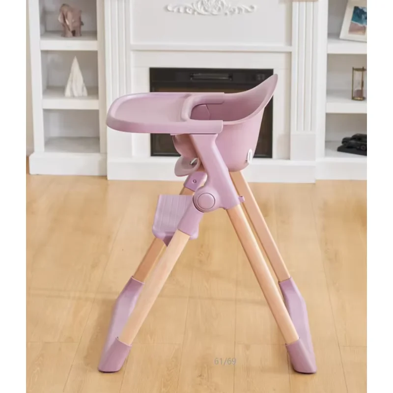 Silla alta portátil para bebé, silla para comer de bebé de alta calidad, cómoda silla alta que ahorra espacio