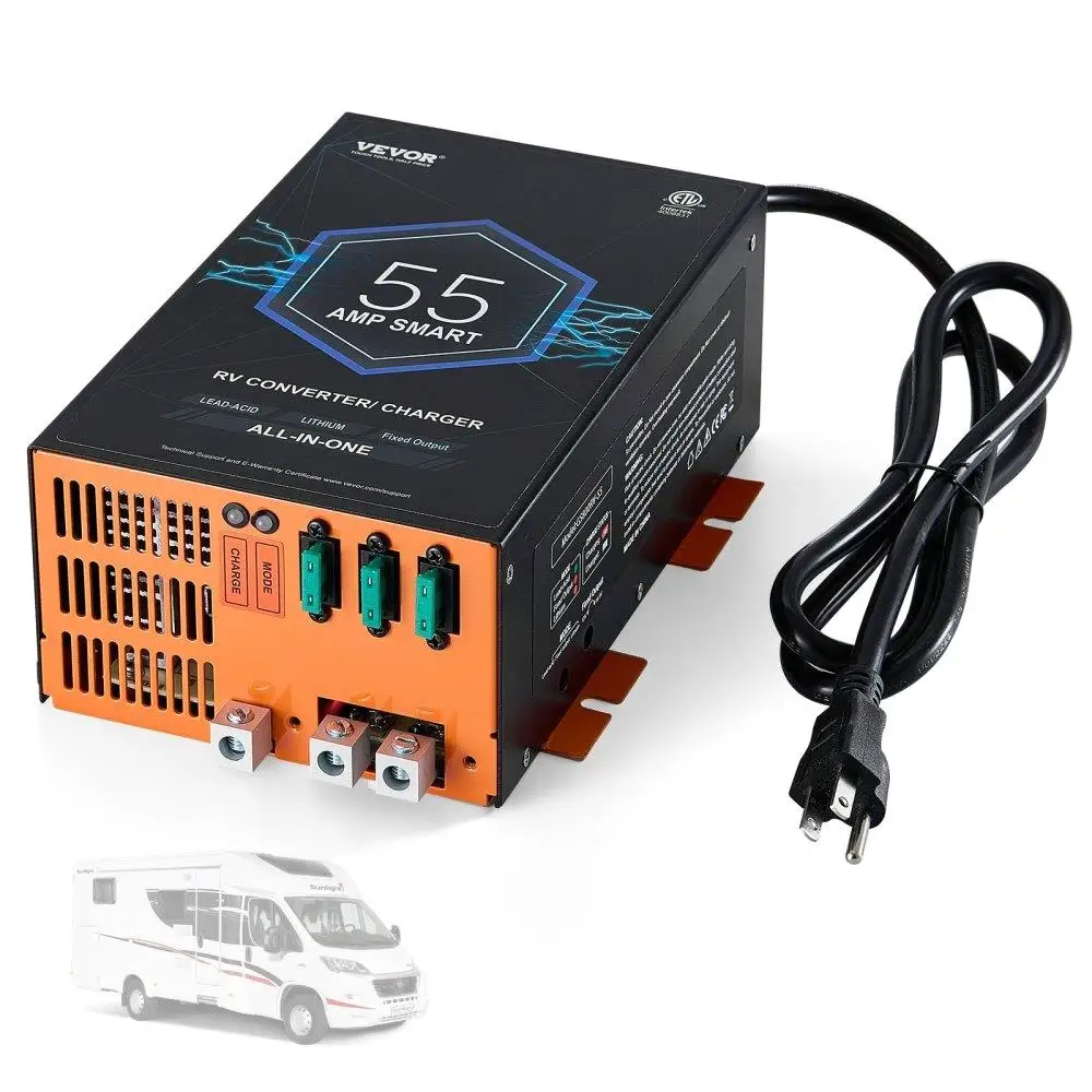 

RV преобразователь 55 Amp 110V AC to 12V DC RV преобразователь питания зарядное устройство