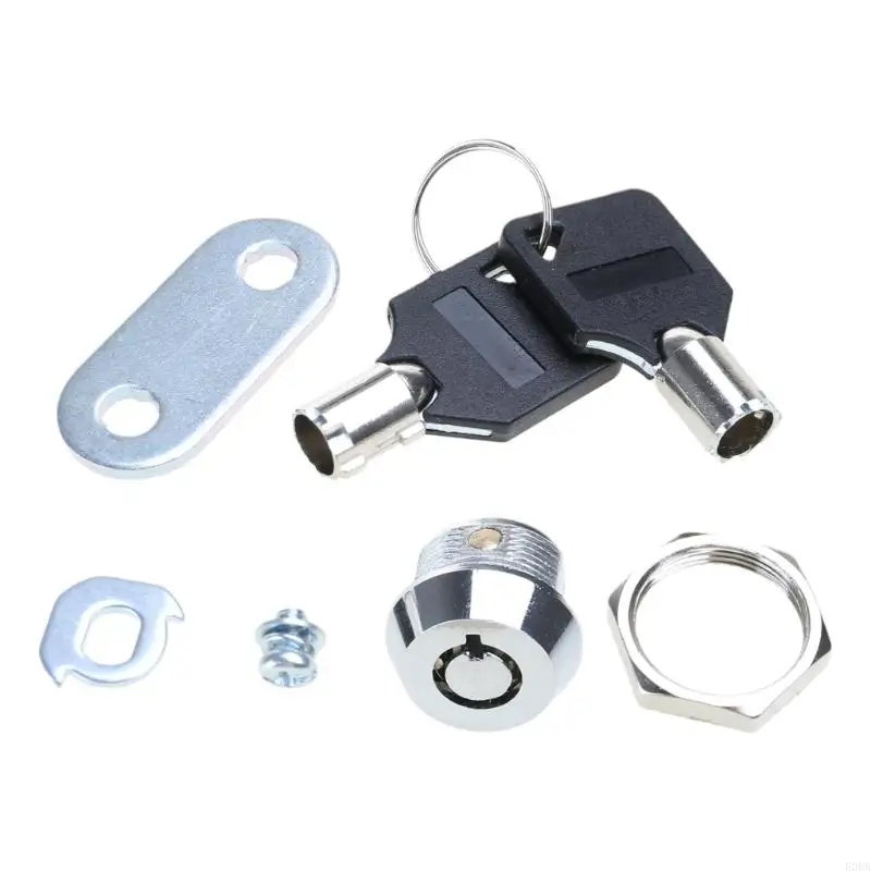 E06A Sturdy Stainless Steel Lock Set Home Accessory for Cabinets and Toolboxes