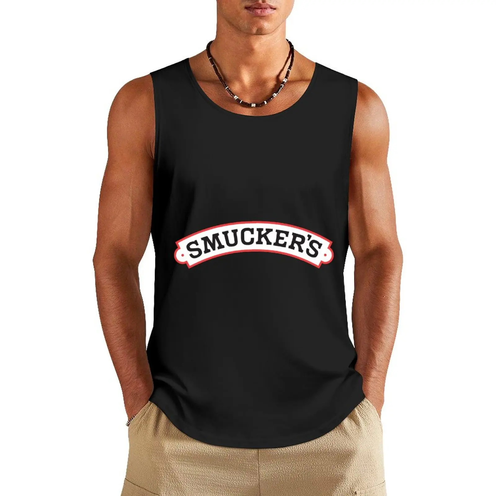 Smucker-Camiseta sin mangas para hombre, chaleco de culturismo, disfraz sexy