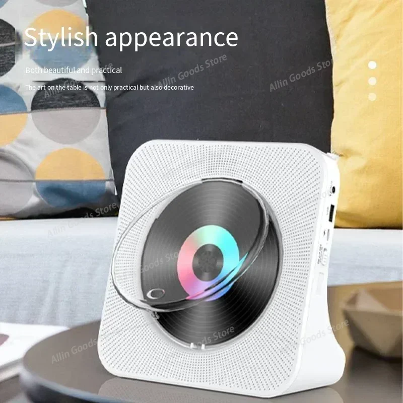 Portable CD Player 5.0 Bluetooth 2.0 Speaker Stereo track Infrared remote control FM radio support CD/CD-R/CD-RW CD Player