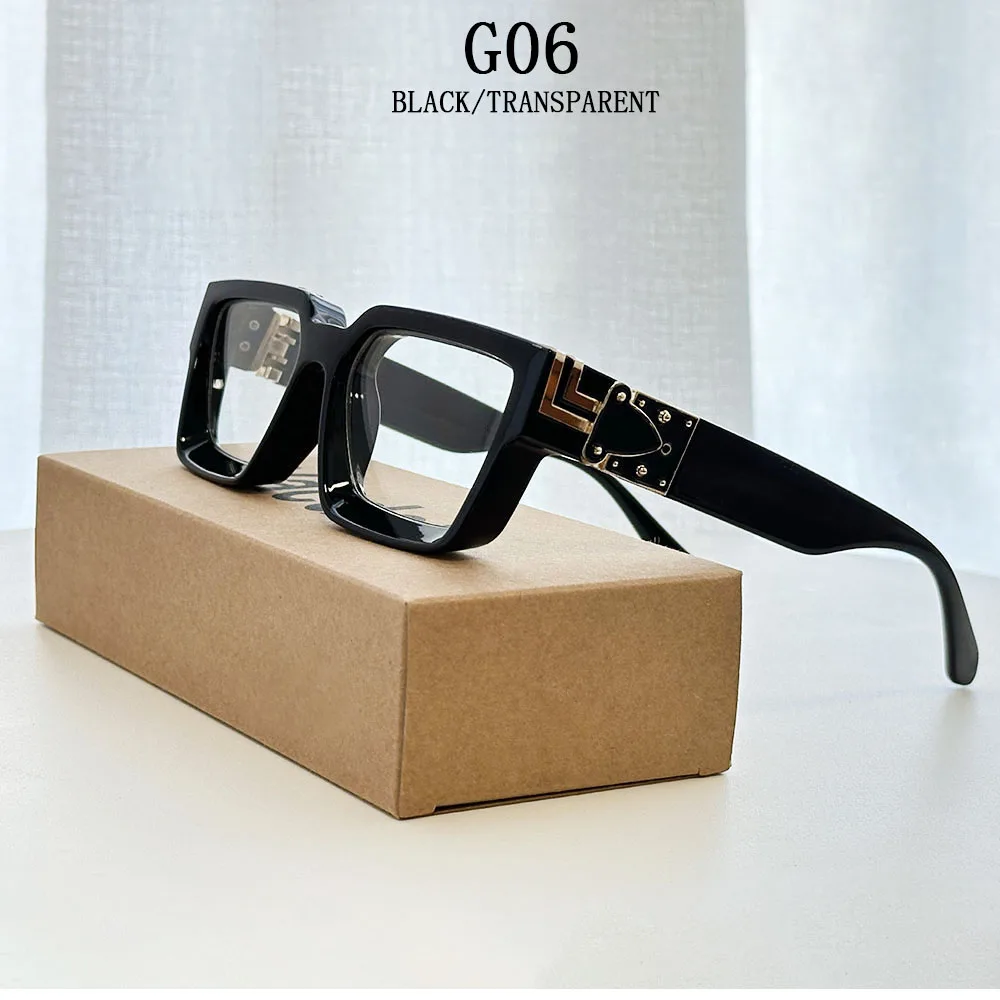 2026 Retro Quadrat Sonnenbrille Männer Vintage Millionär Sonnenbrille Frauen Trendy Urlaub Luxus Mode Gläser Gafas De Sol Hombre – Detail 6