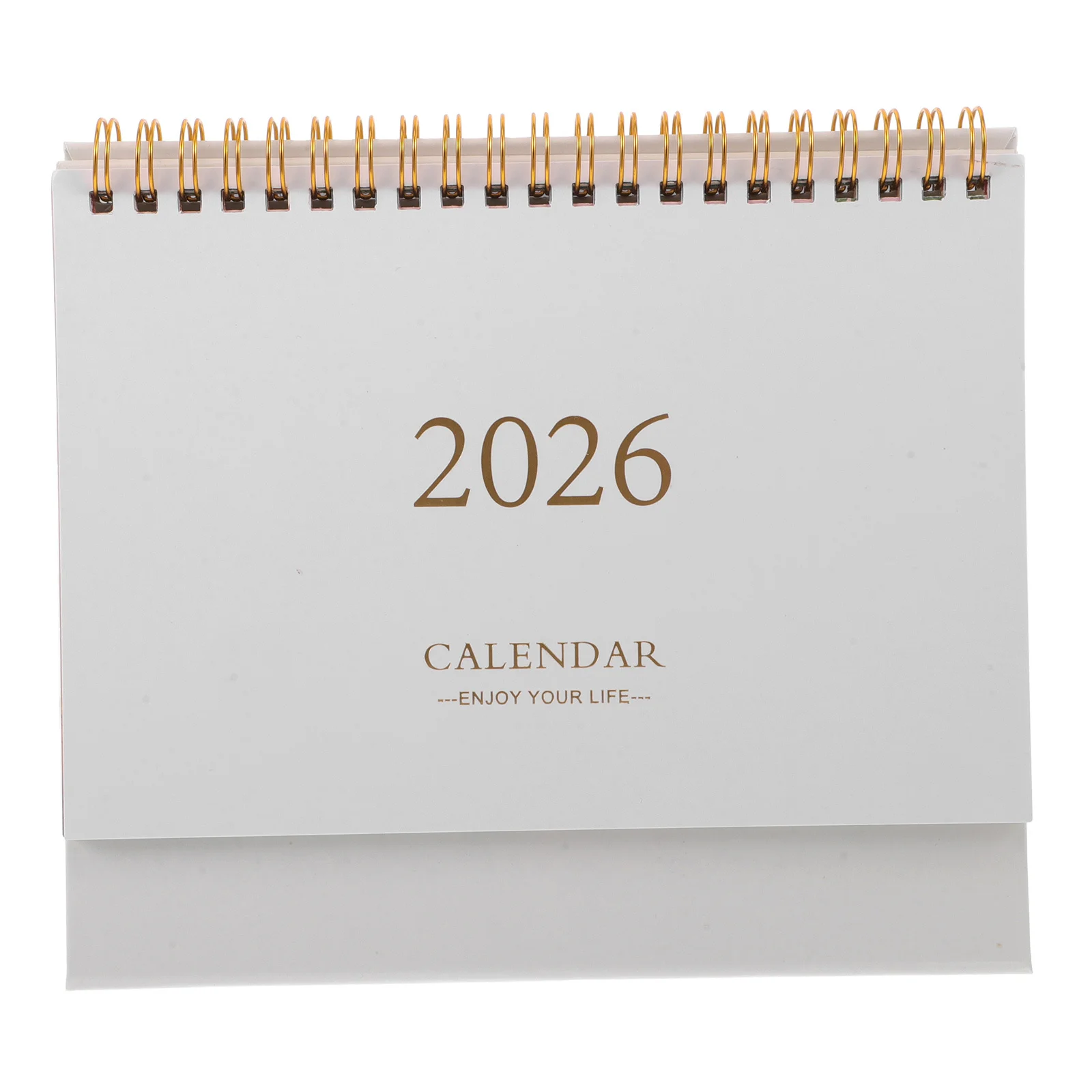 

Minimalist Mini Desk Calendar 2026 Small Standing Calendar for Daily Schedule Tracking Smooth Page Turn Office Desk Accessories