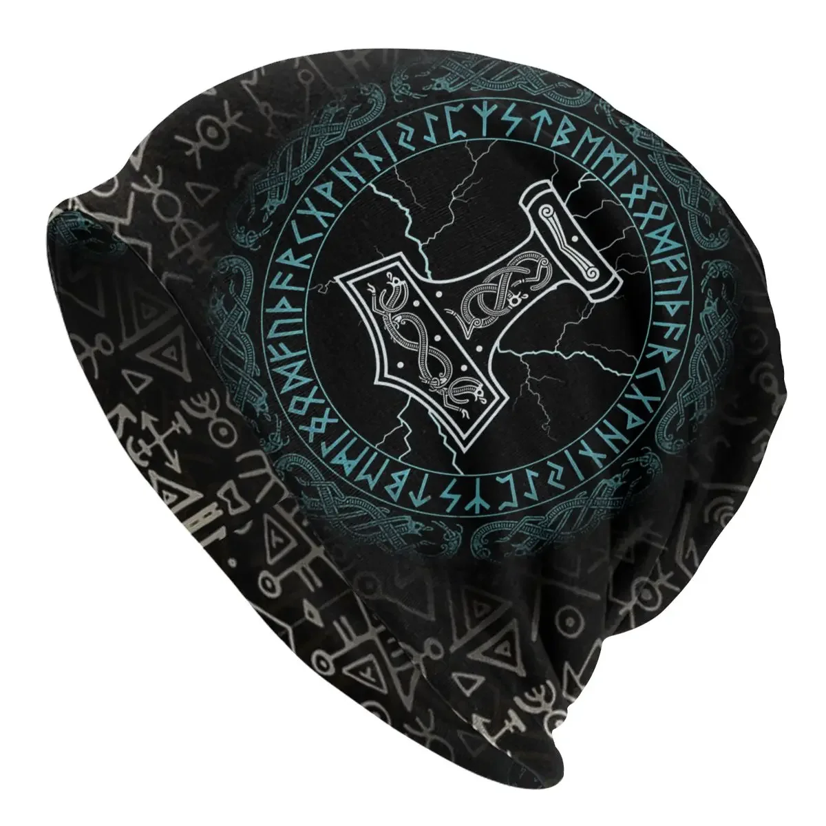 

Bonnet Hats Men Women's Thin Skullies Beanies Hat Viking Autumn Spring Warm Cap Street Caps Beanies for Women