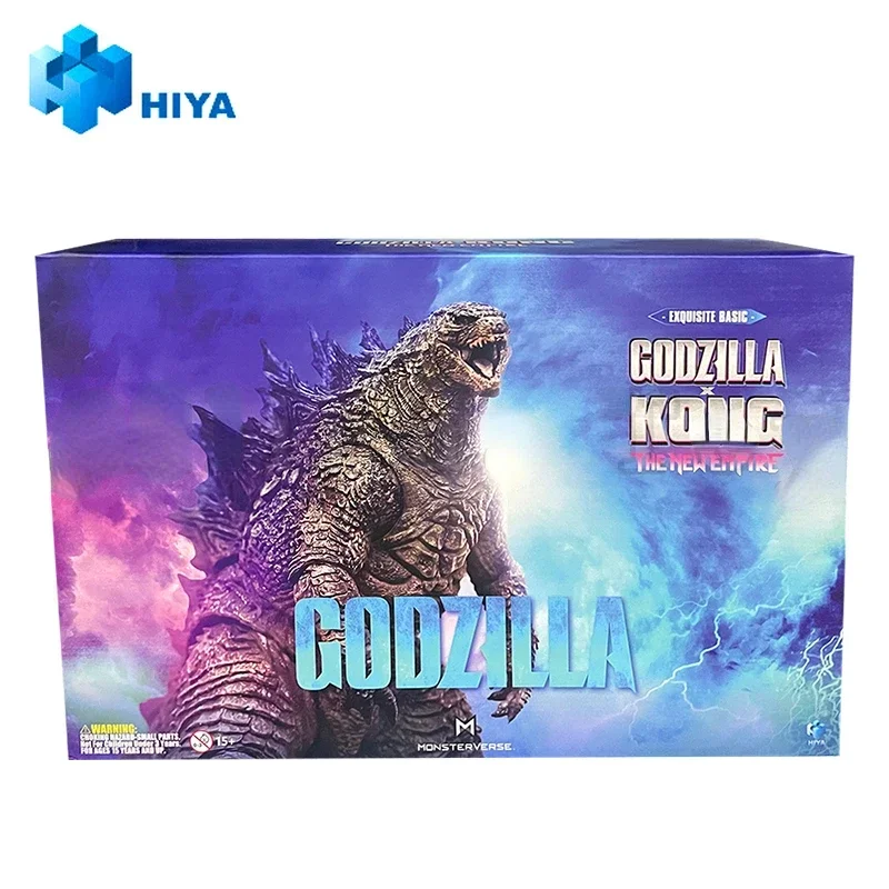 HIYA 18 سم 7 بوصة مجسم حركة سلسلة أساسية رائعة Godzilla × King Kong New Empire Godzilla Rre-evved Ver. في الأوراق المالية #3