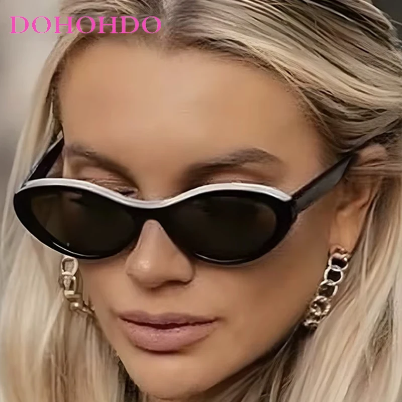 

Sexy Small Oval Women's Sunglasses Men Fashion Luxury Designer Sun Glasses Female Retro Travel Shade Eyeglass UV400 Lentes Mujer