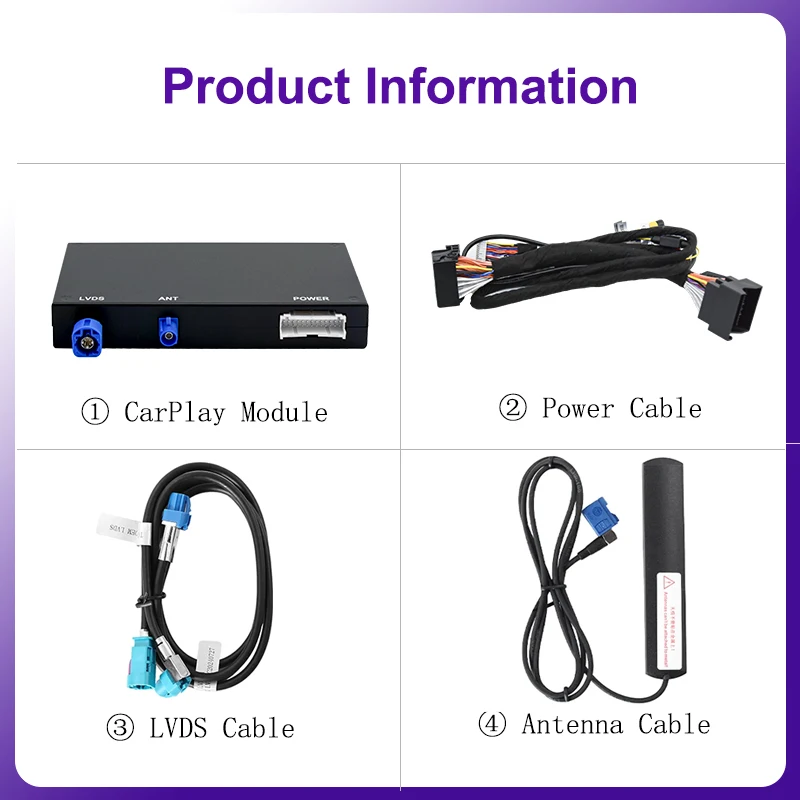 BONROAD Carplay اللاسلكي لأودي A4 B8 A5 Q5 2009-2016 MMI 3G MMI2G مع أندرويد السيارات AirPlay مرآة ربط بلوتوث GPS #6