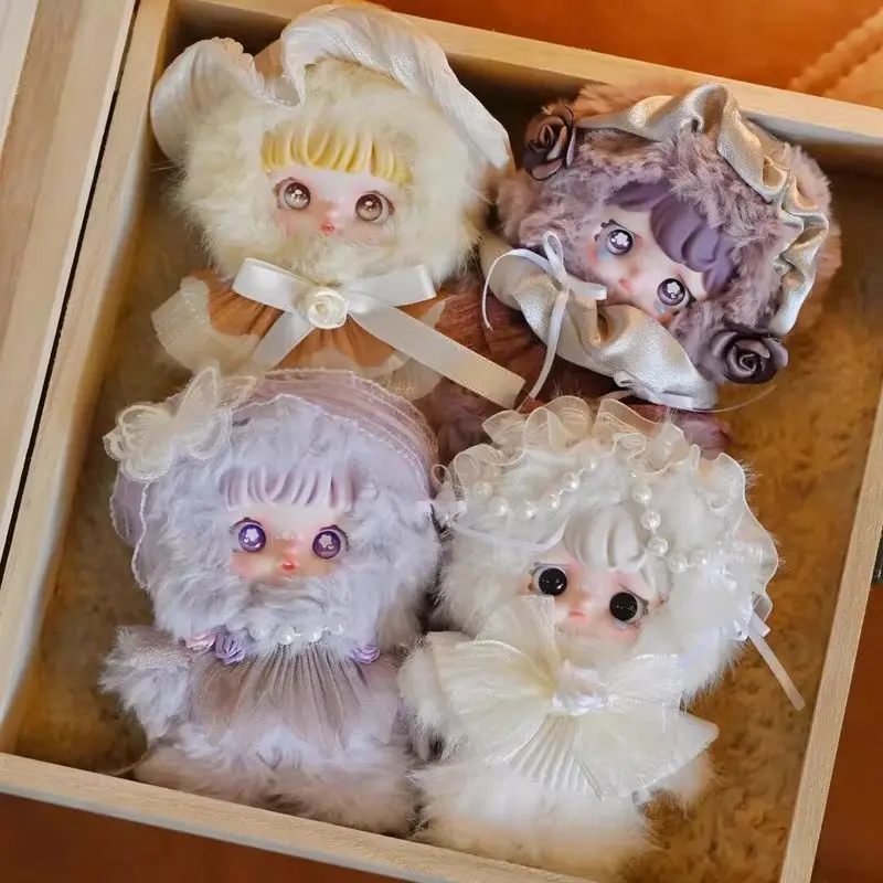 

Yomi Youmi Fluffy Bunny Rose Nocturne Plush Blind Box Kawaii Bag Charm Desktop Ornament Girls Gift Trendy Cute Soft Plush Toy