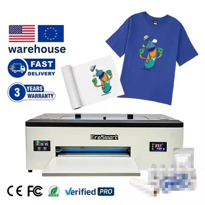 

A3 Desktop Printer Heat Pet Film T-Shirt Transfers DTF Printer Kit for Clothes Hoodies Jeans Apparel Textile Fabric Printing