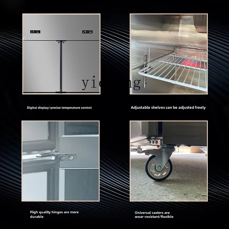 

ZZ air-cooled frost-free refrigerator fully frozen six-door double-temperature copper tube workbench