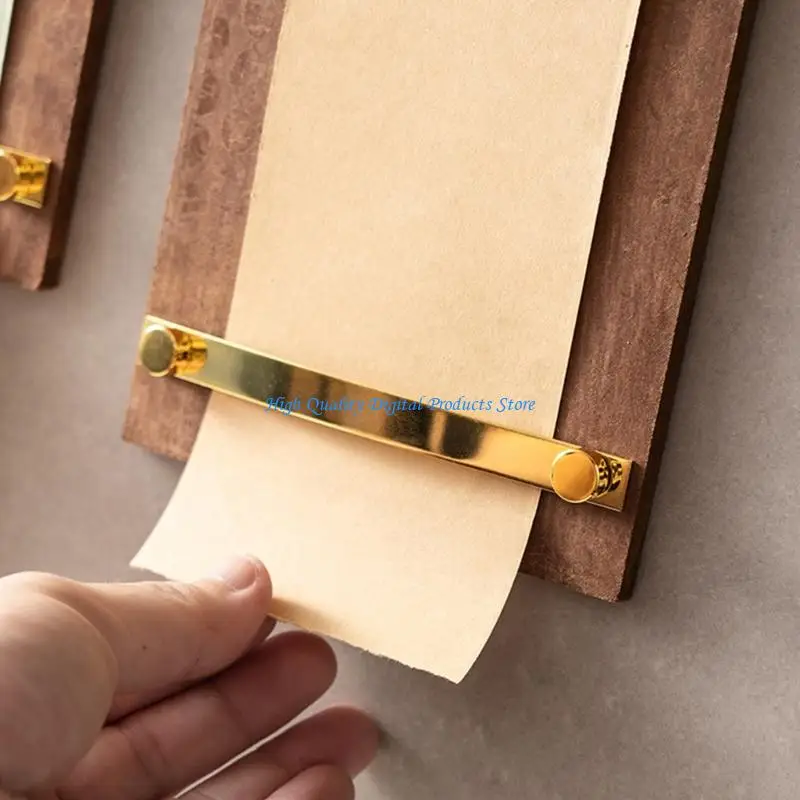 U2JE Wall Mounted Reminder Message Board Set with Tear-Off Paper Roll for Desk Use