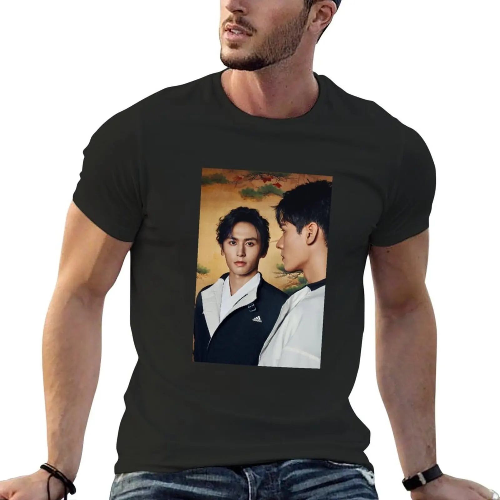 Lang Lang Ding T-Shirt baggy shirts Aesthetic clothing graphic t shirts plus sizes shirts men graphic