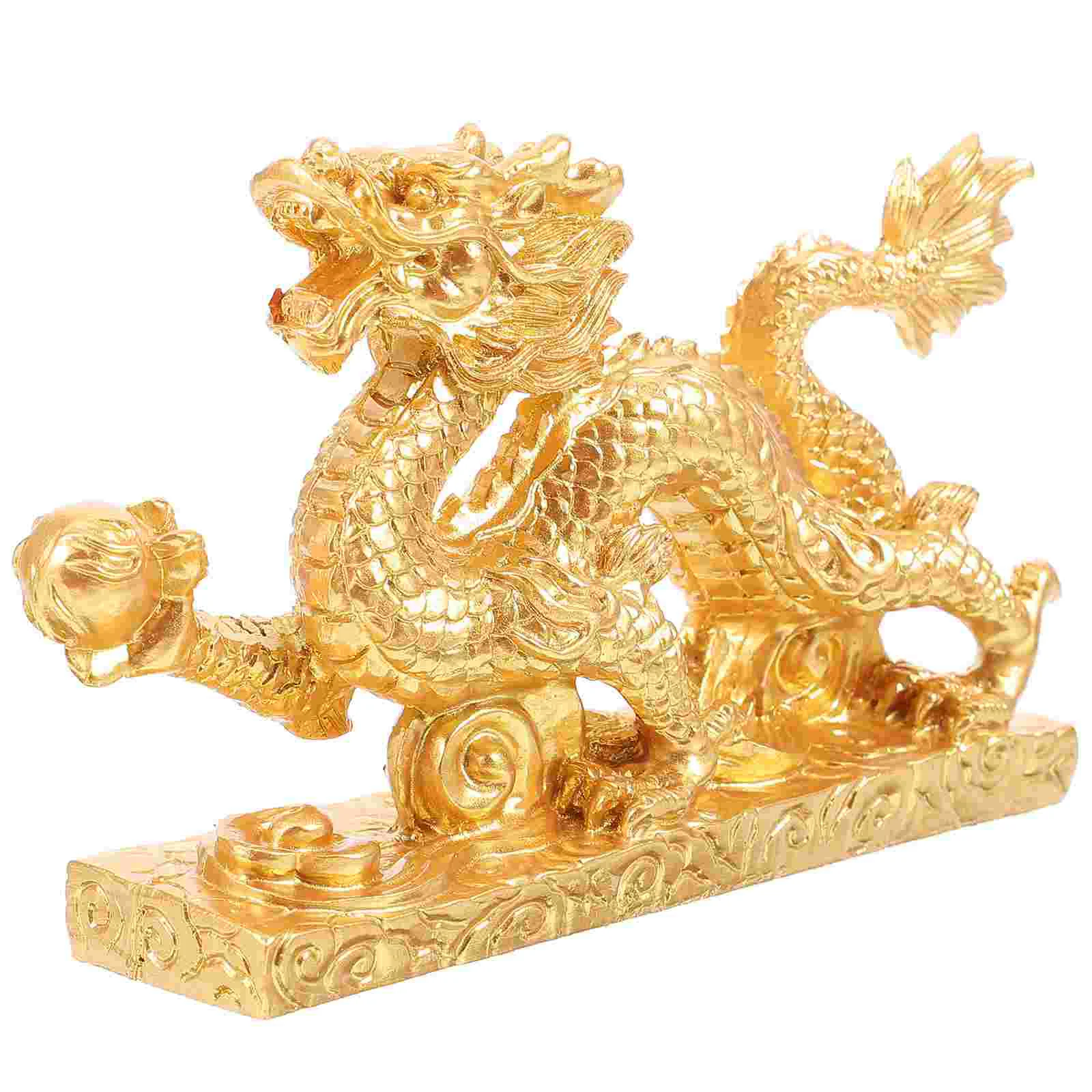 

Statue Dragon Ornament Office Outdoor Ornaments Decorations Resin Shape Adornment