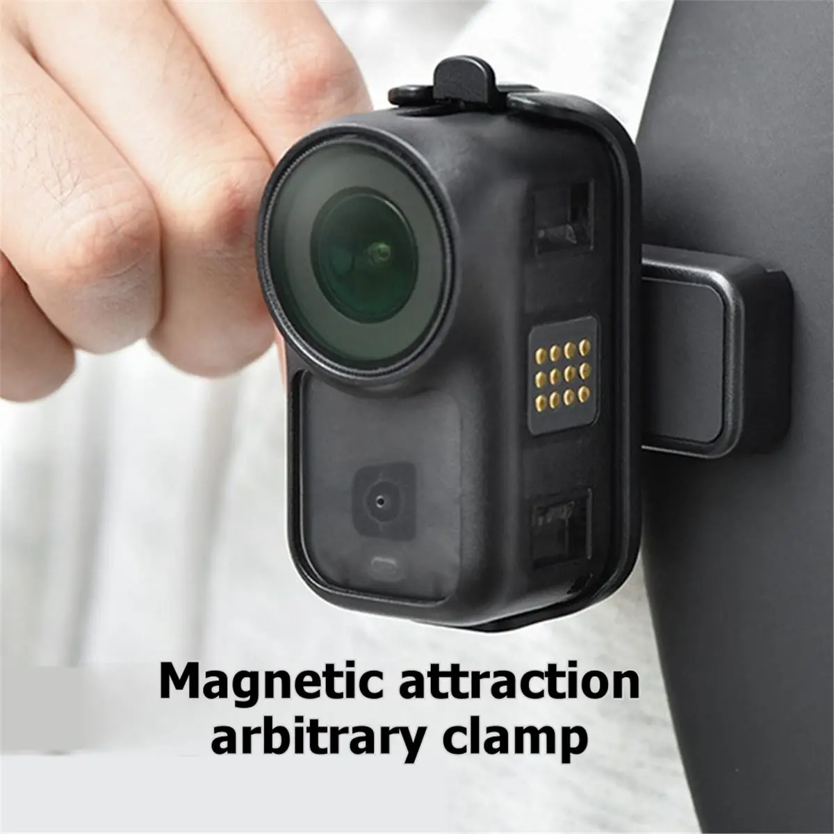 Dynamic Magnetic All-Purpose Clip 360° Adjustable Clamp Mount for DJI OSMO NANO Action Camera Portable Vlog Shooting Accessory