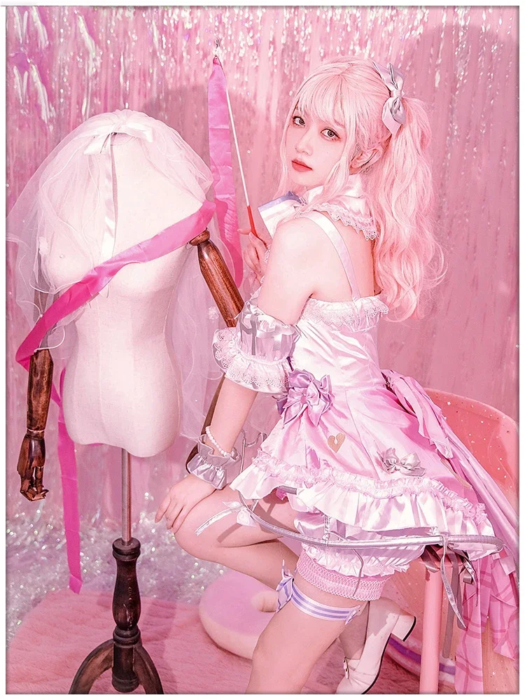 Game PJSK Akiyama Mizuki Cosplay Costume Women Cute Dress Party Suit Halloween Uniforms Custom Made