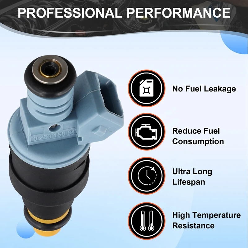 0280150947 24LB New Fuel Injector Nozzle For Chevy Ford Dodge LS1 LT1 5.0L 5.7L V8 250Cc