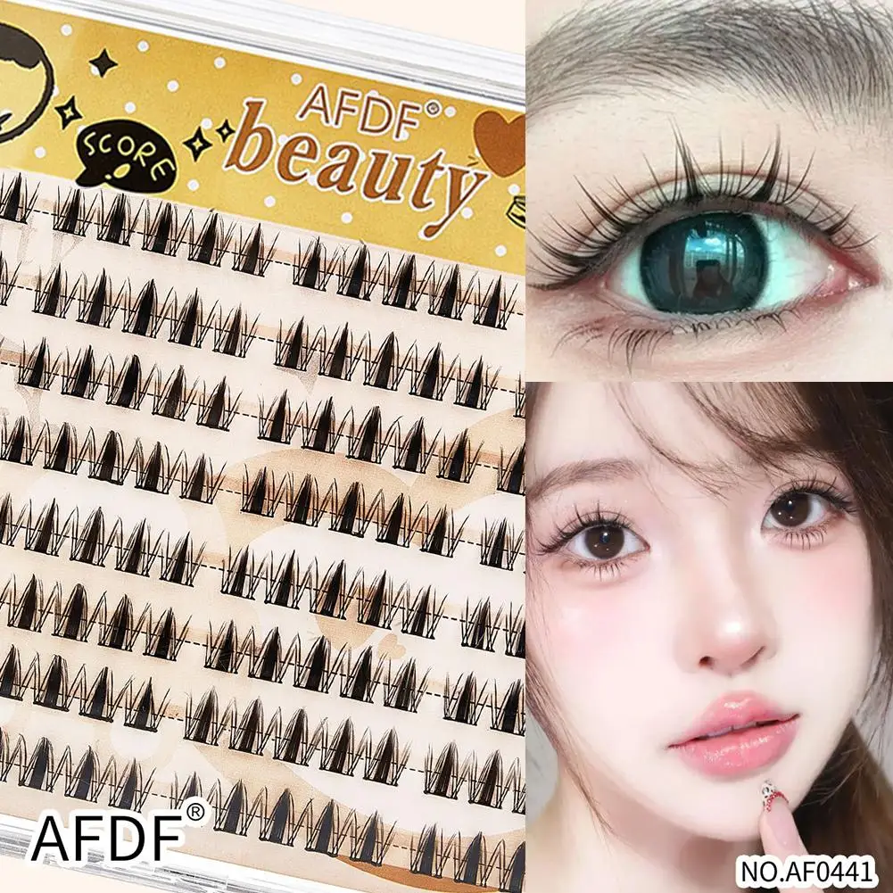 120 رموش صناعية من مجموعة C-Curl، حجم كبير لا حاجة للغراء، لمكياج العيون الطبيعية والأنمي #1