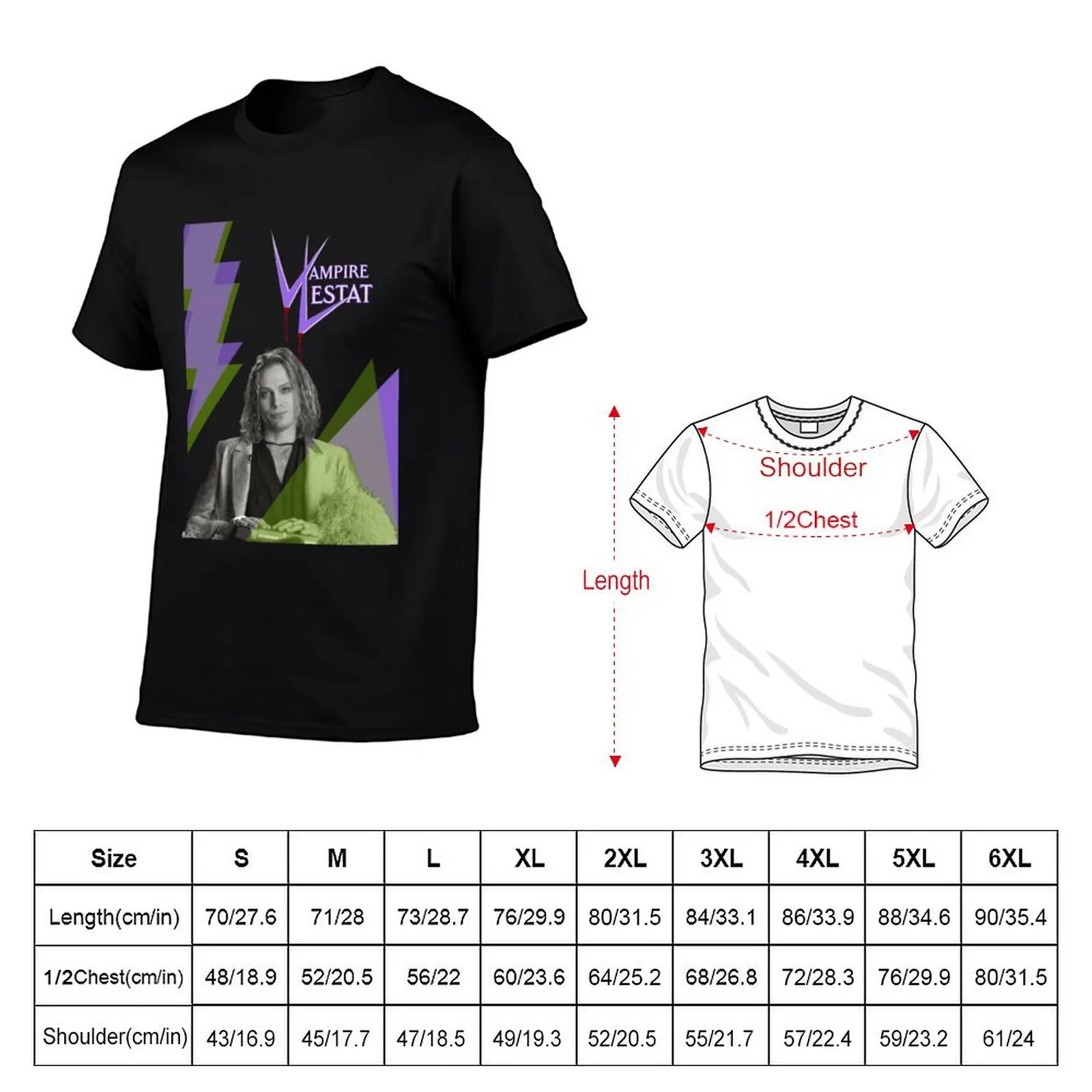 Vampire Lestat Concert Poster 3 T-Shirt t shirts for man pack cotton t shirt man plain man t shirts graphic T-shirt