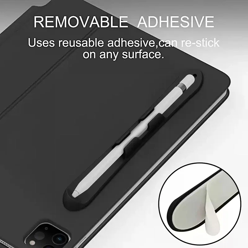 Silicone Pencil Holder Tablet Stylus Pen Slot For Pencil 1 Or 2 Generation And Galaxy Tab S6 Lite S7 S8 S9Ultra