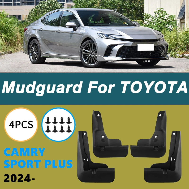 

For TOYOTA Camry Sport Plus 2024-2025 Automotive Tire Mudguard Waterproof Prevent Mud Splashing Car Mud Flaps 4pcs Accessories