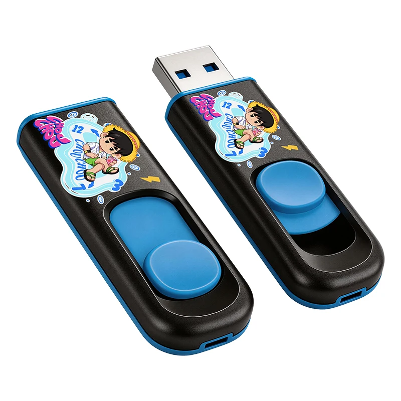 ADATA UV128 USB Flash Drive  Anime Fan Favorite Officially Licensed Jay Chou Anime-style Zhou Tongxue Authentic Edition