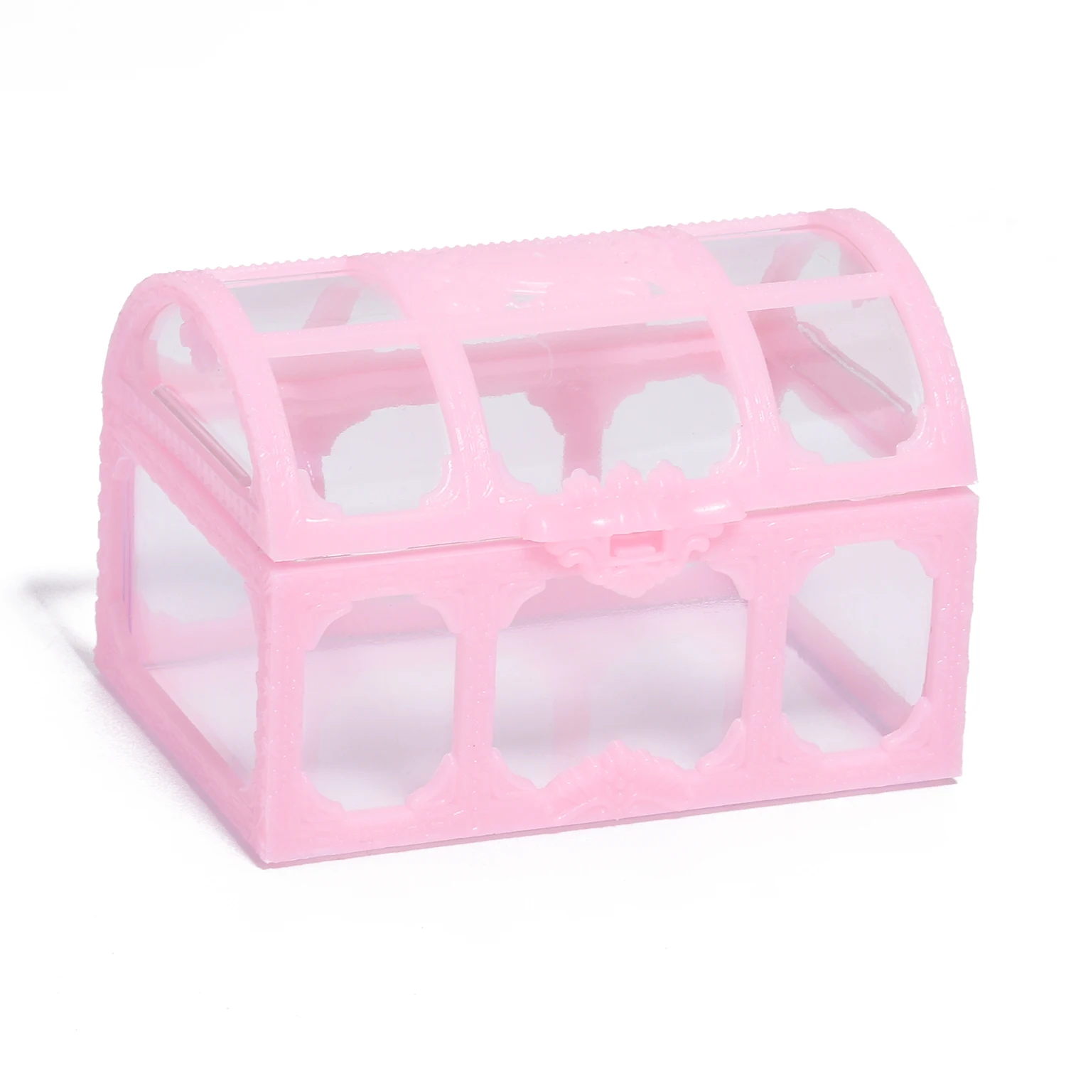 Vintage Transparent Storage Organizer Box, Treasure Chest