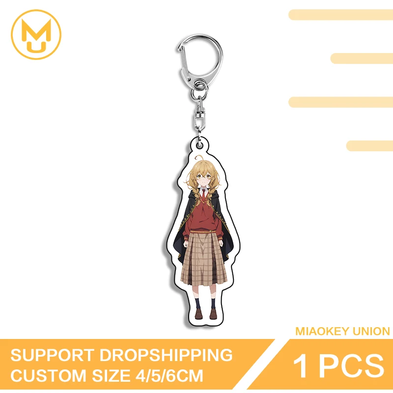 Pretty Premium Monica Everett HD Pattern Edgy Double Sided Acrylic Keyring Customizable High Quality Fashion Decorations