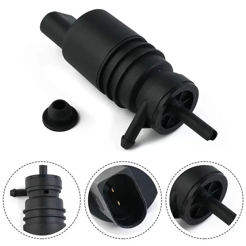 A2218690121 1 Set Windshield Washer Pump Connector Plug Wiring Fit for Mercedes Benz G550 C230 C280 G55 ML350 12V Black