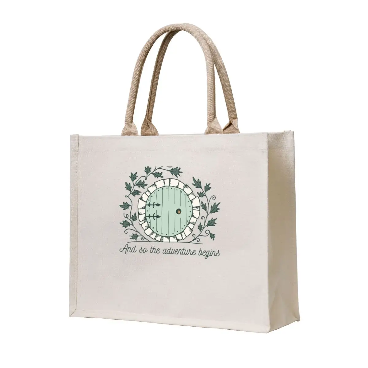 

Baggins Door with Twigs Shirts New design 2021 Tote Bag foldable reusable bag tote bag women Women bags woman shopping