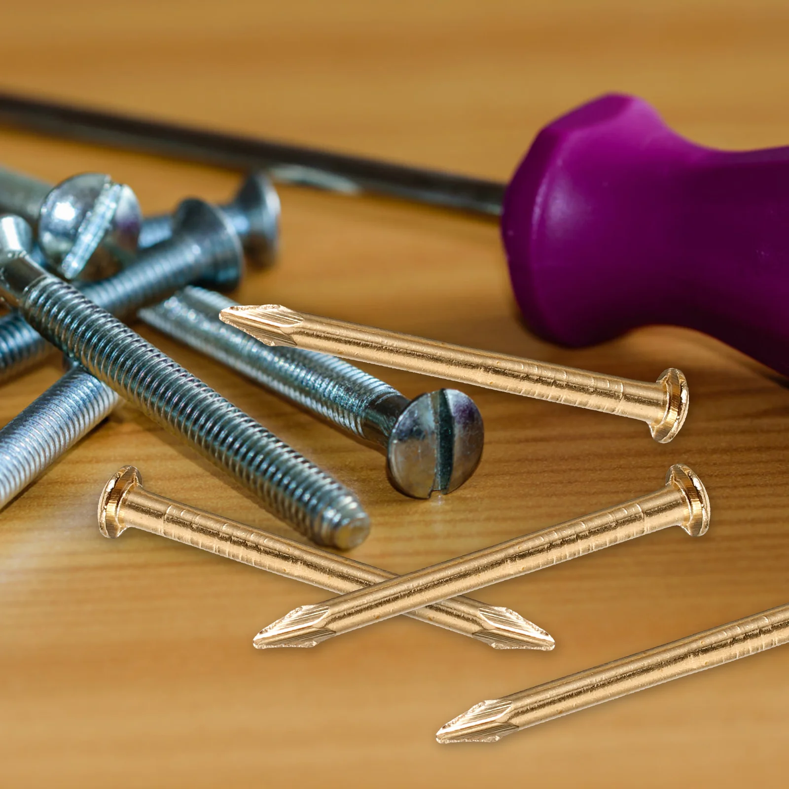 

100pcs 18Mm Brass Nails Round Head Small For Furniture Upholstery Diy Craft Projects Decorative Hardware Accessories