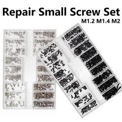 M1.2 M1.4 M2 Phillips Countersunk Flat Head Carbon Steel Small Mini Screw Set Computer Notebook Laptop Screws Kit