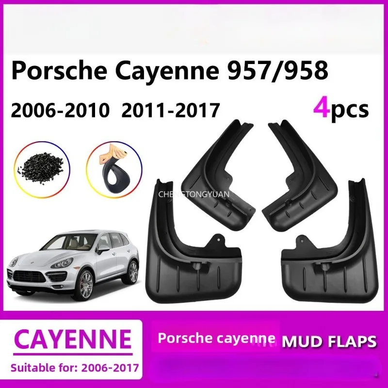 Front Rear 4pcs FOR Porsche Cayenne Macan 2006-2021 Mudflaps Fender Mud Flap Guards Splash Car Accessories Mudguard