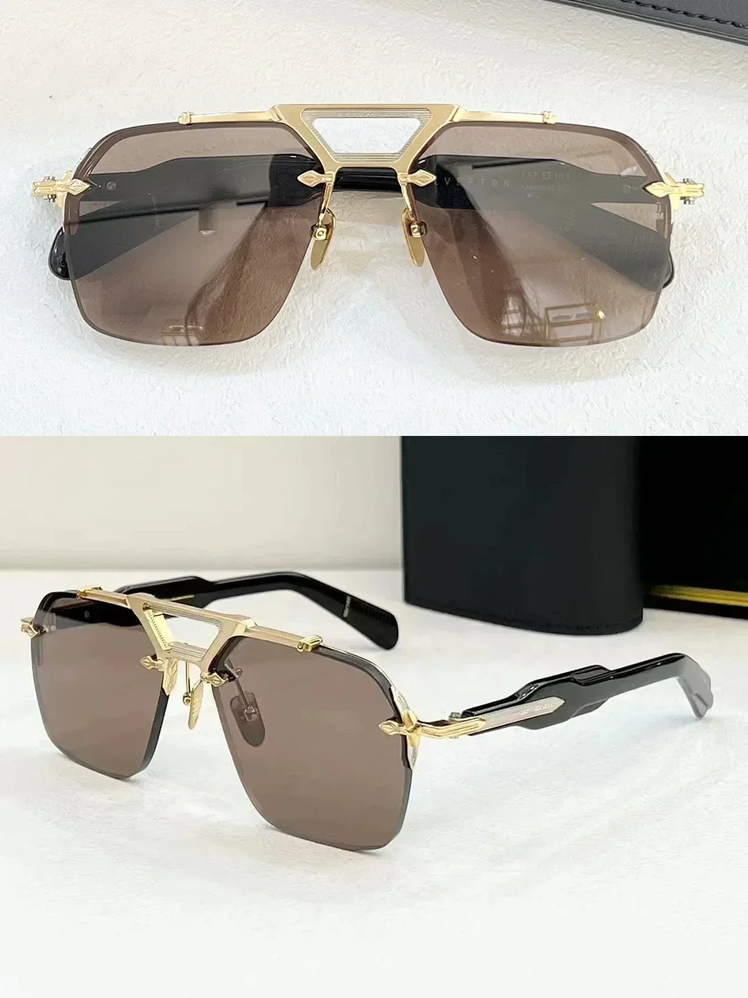 

JMM SILVERSTON Luxury brand sunglasses High Quality Double Bridge Fashion design Titanium Men Women Eyewear Outdoor UV400