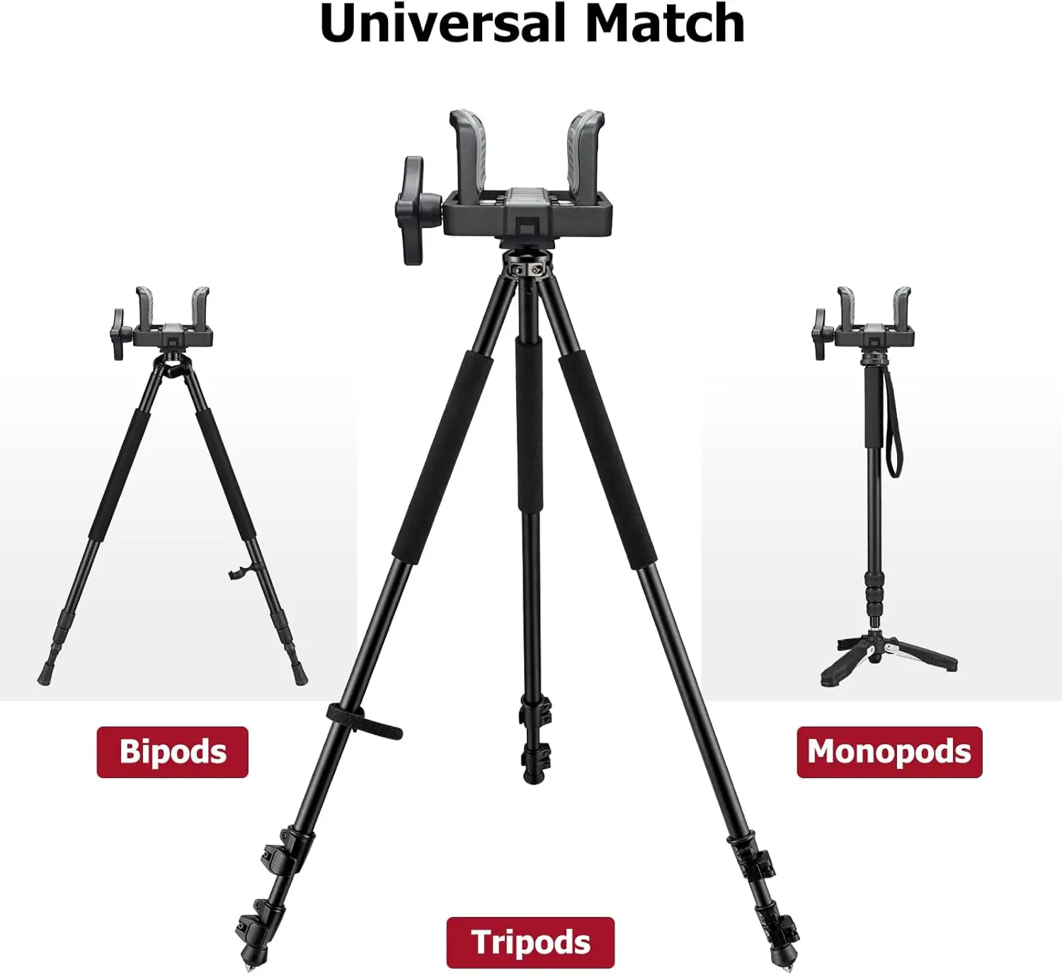 المشبك بقية الرأس العالمي المشبك رئيس البناء خفيفة الوزن ل Monopod ترايبود Bipod حامل للممارسات وفي الهواء الطلق · رائجة البيع #5