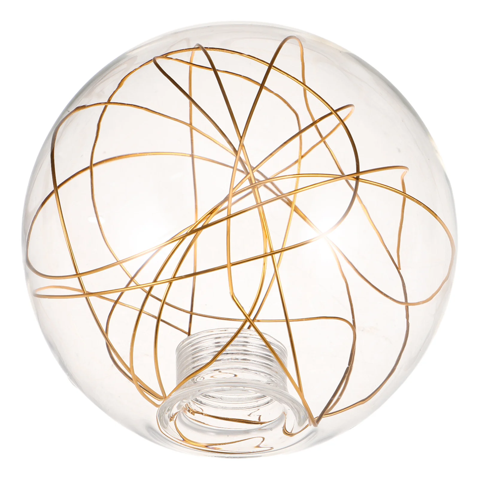 

Glass Globe Lamp Shade Clear Ball Pendant Light Cover Aluminum Wire Inner Wound Diameter Compatible G9 Bulbs Decorative Globe
