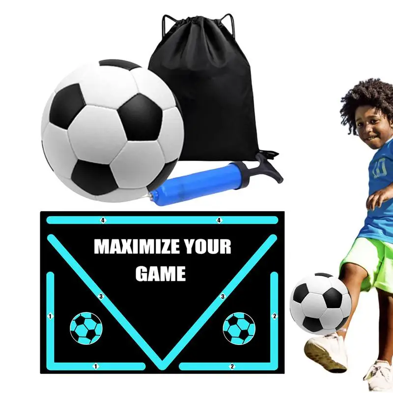 

Football Training Mat Mat Kit For Footstep Training Foldable Design Football Training Tool For A Variety Of Training Locations