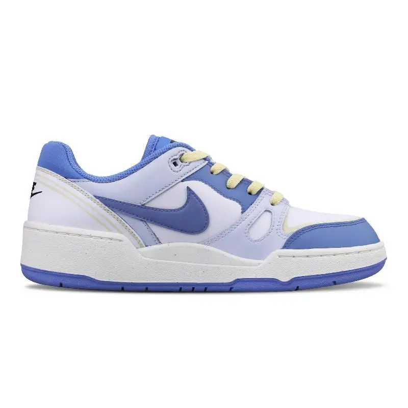 【Customize】Nike Full Force Skateboarding Shoes Men Low-top Blue Sneakers shoes FB1362-100