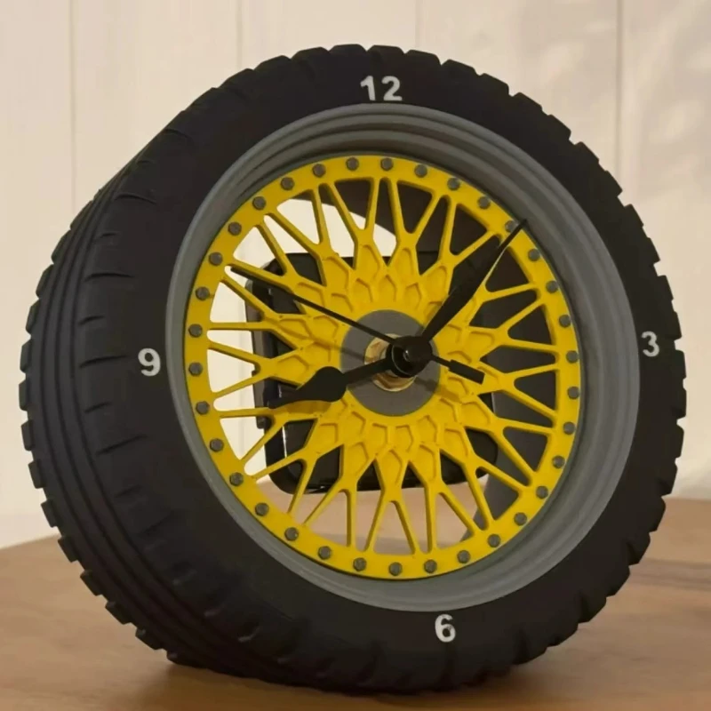 

Desktop Clock Ornaments, Tire Clocks, Creative Desktop Decorations, Technological Gifts