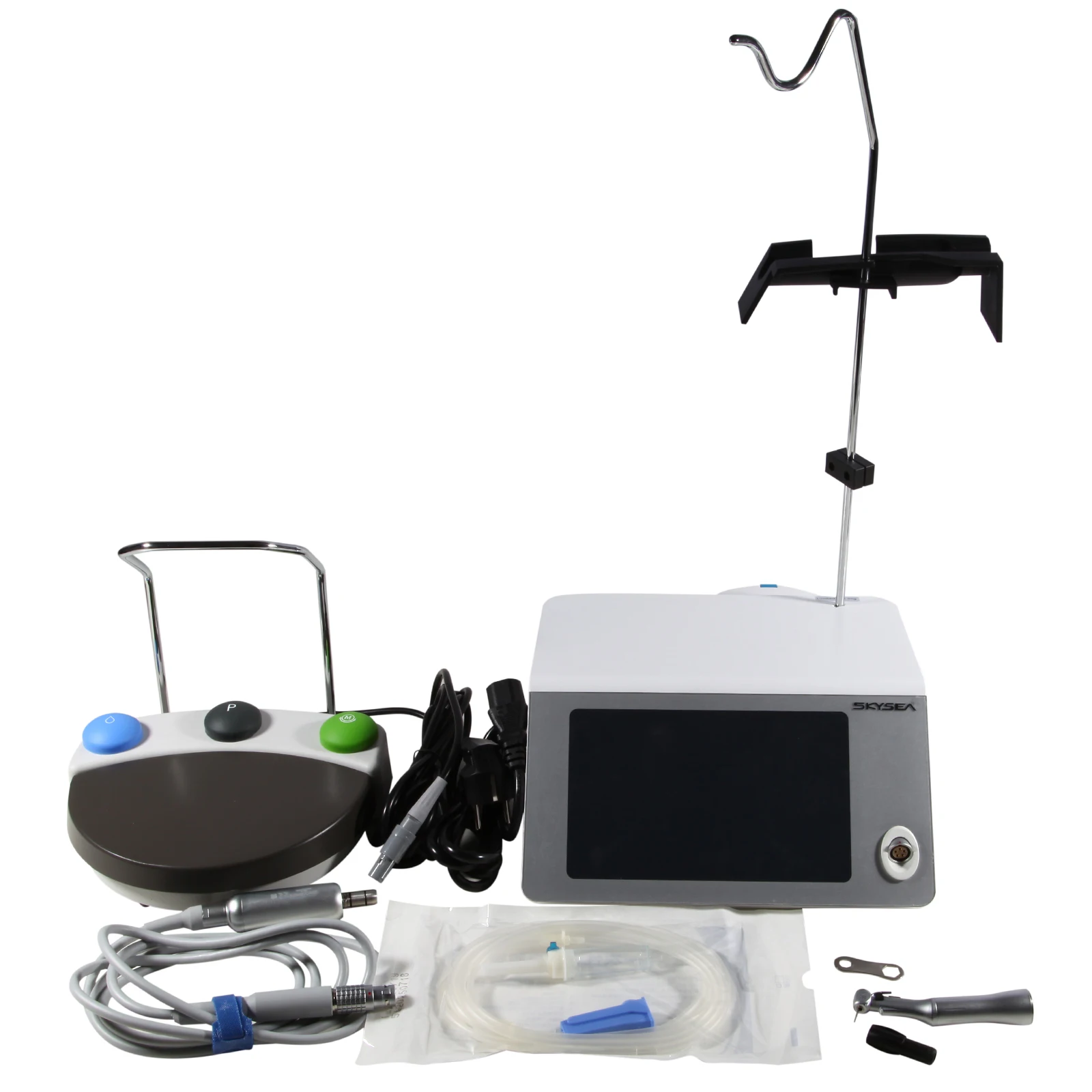 den tal imp lant System Motor Touch Screen Surgical Brushless Kit+20-1 Contra Angle Handpiece LED Fiber Optic Dentist Restoratio