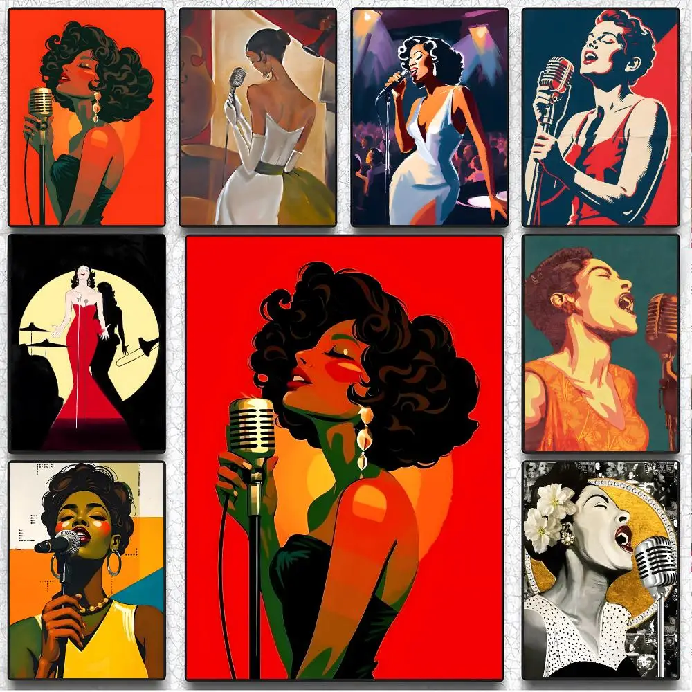 Classic Film The Jazz Singer Poster Artistic Peel-Off Wall Decor, Indoor Outdoor Home Ornament for Collectors