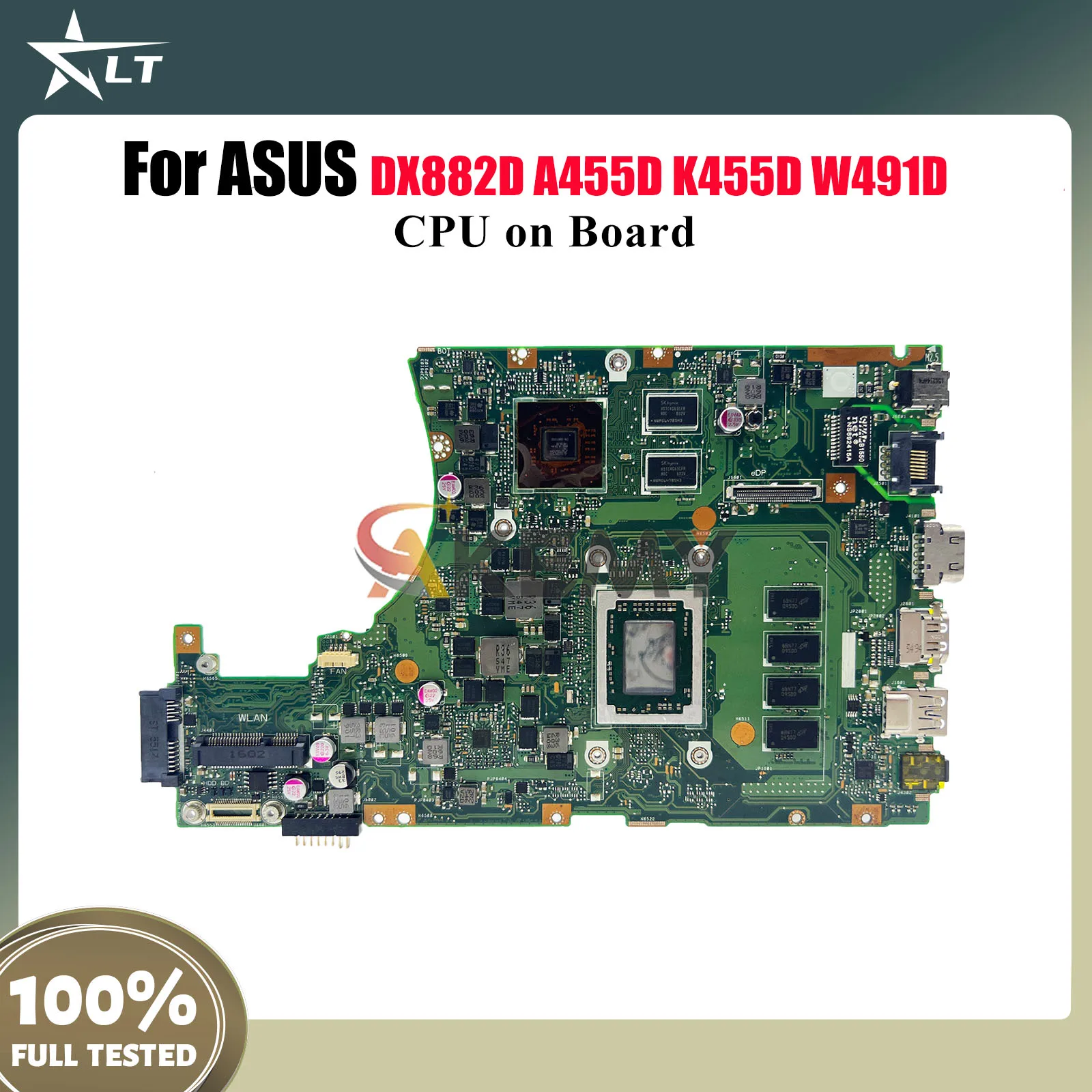 

X455DG Материнская плата для ноутбука ASUS VivoBook X455DG A455D DX882D X455D W419D K455D W491D Материнская плата для ноутбука с процессором, быстрая доставка stk