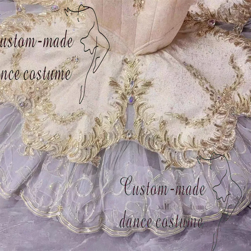 Saias tutu de balé paquita roxas personalizadas de alta qualidade para crianças, fantasias de competição personalizadas profissionais gdc