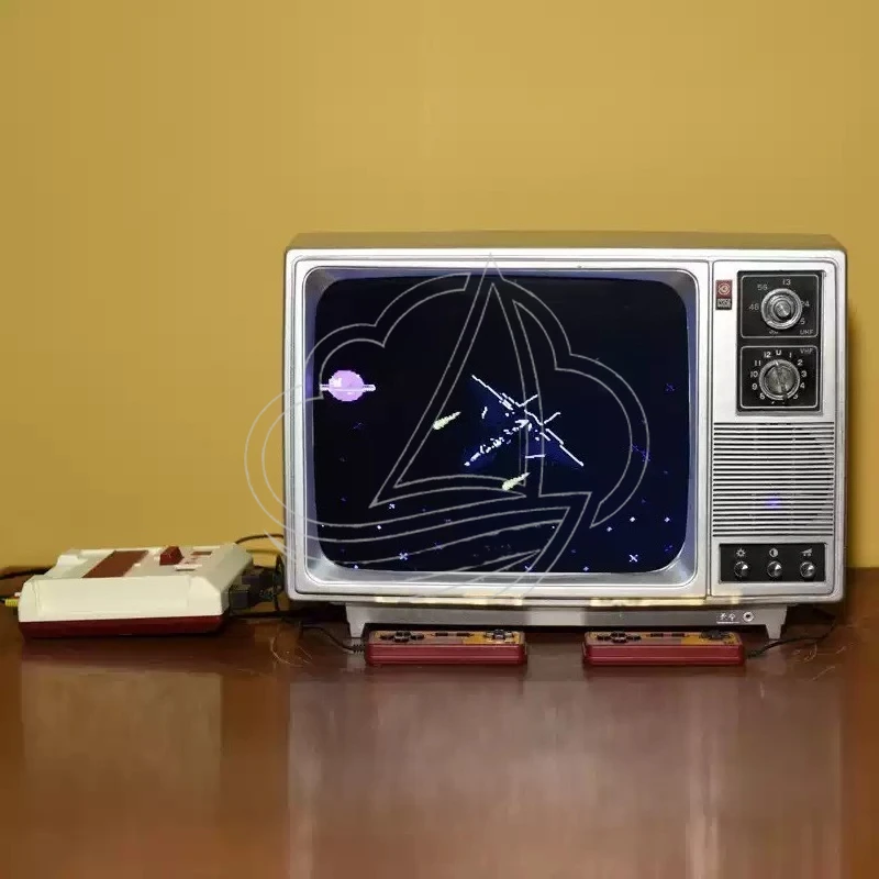 7080 Retro Vintage TV & USB Playback, Supports Black White & Color Display