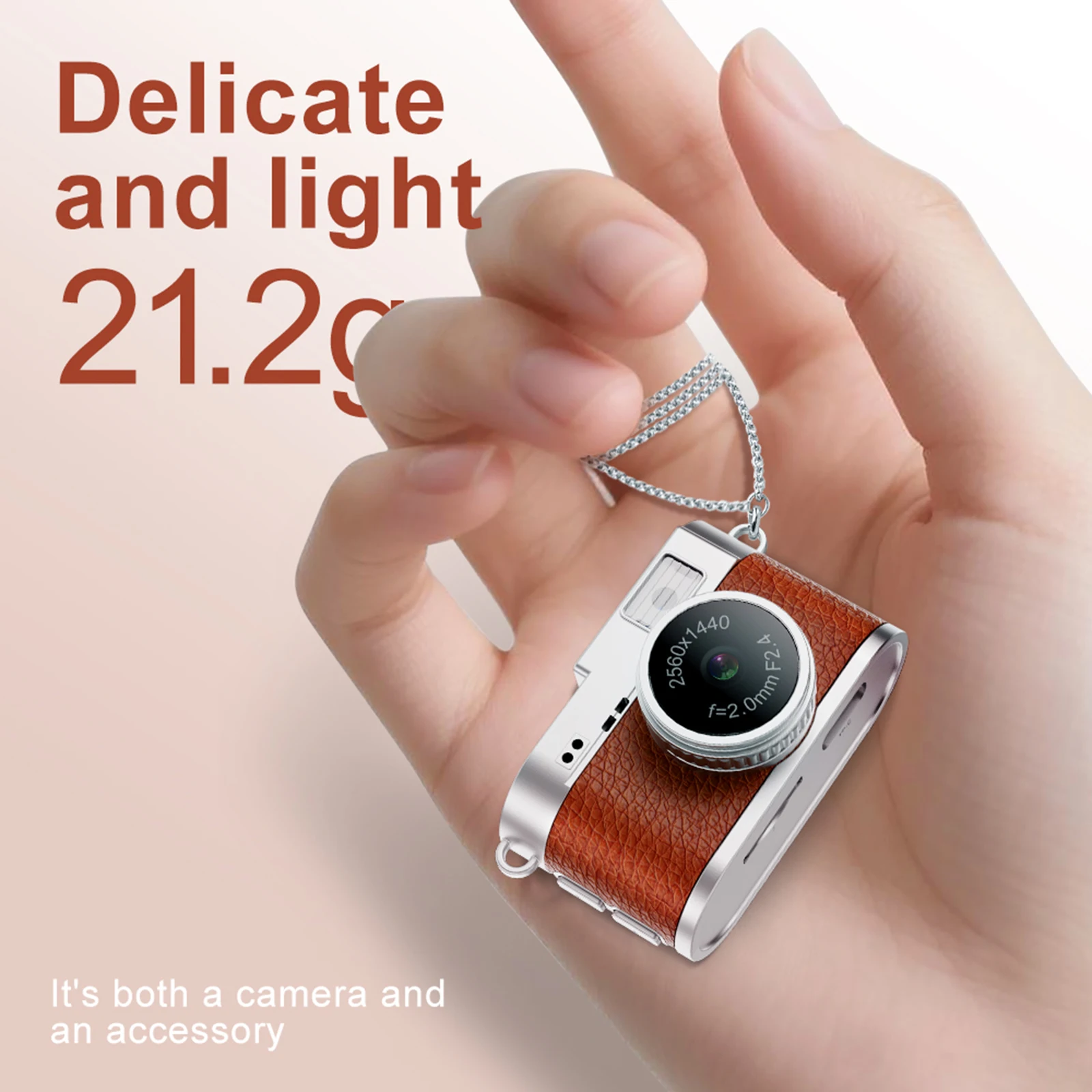 2K 1440P Small Camcorder Video Recorder 1.47in HD Display Mini Camera Camcorder Pocket Video Recorder for Travel Study Recording