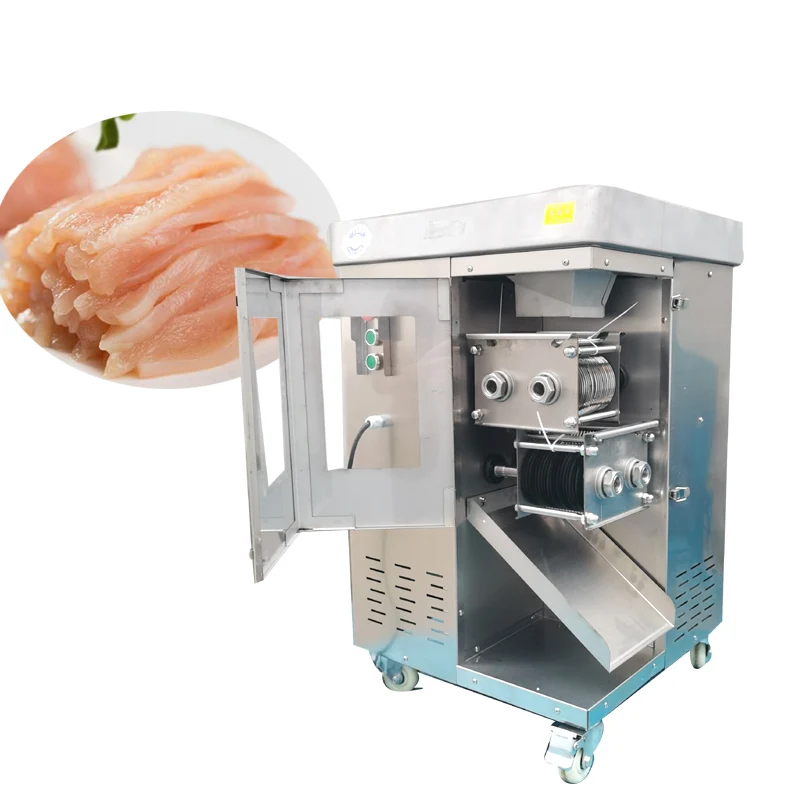 Meat Shredding Machine Stainless Steel Meat Slicer Multi-functional Meat Slicer Diced Shredded Chicken Fillet Commercial