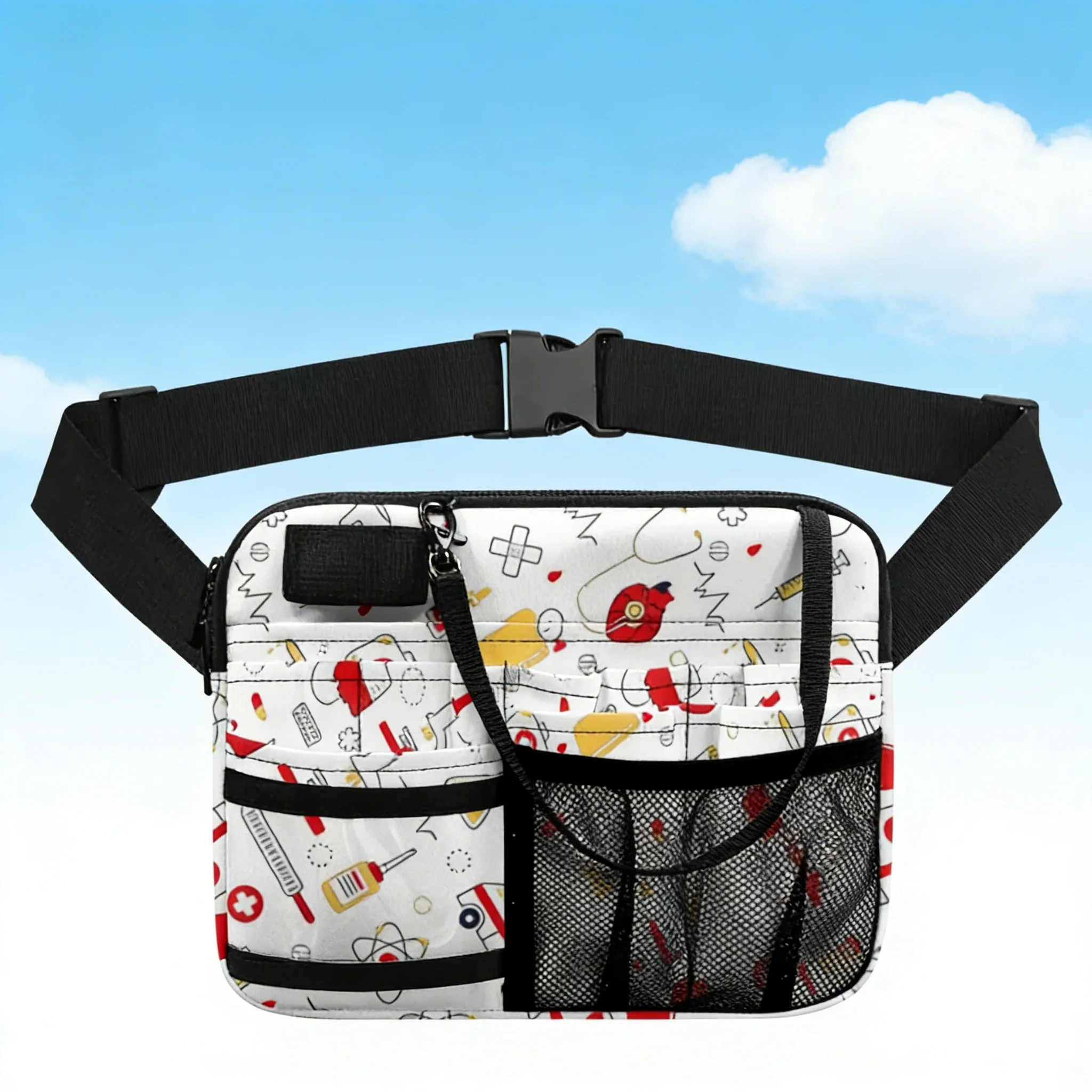 

Nursing Waist Organizer Bag, Medical Nurse Fanny Pack, Adjustable Belt Hip Bag for Nurse Supplies