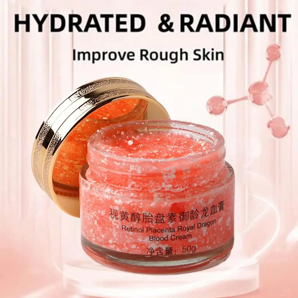 50g Retinol Placenta Dragon Blood Whitening Cream Kirin Repairs Skincare Skin Firm Face Cream Cream Blood Dragon Anti-wrink hot