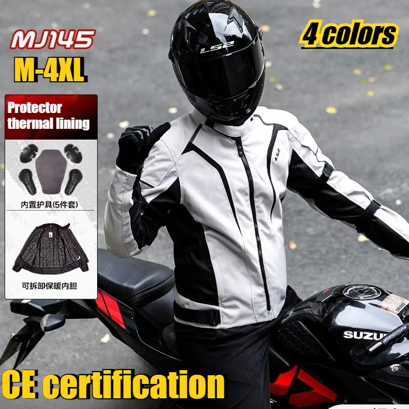 

LS2 SEPANG Motorcycle Riding Jacket Autumn Winter Waterproof Warm Moto Jacket Men Women CE Anti-fall Motocross Jacket MJ145